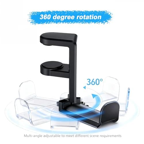 Galiejar Universal Headphone Hook & Headset Holder, Black