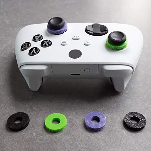 KontrolFreek Precision Rings | Aim Assist Motion Control for PlayStation 4 (PS4), PS5, Xbox One, XBX, Switch Pro & Scuf Controller (Black/Purple/Green) — view 4