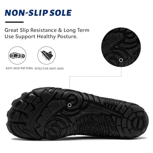 CJROSM Barefoot Shoes Womens Mens,2025 New Casual Sneakers for Women,Zero Drop Wide Toe Box Shoes Men,Non-Slip Breathable&Comfortable Minimalist Trail Running Shoe for Walking Hiking Gym Workout — view 4