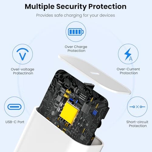 iPhone 17 Pro Max Charger Fast Charging, 40W USB C Super Fast Charger Block with 6ft Type C Charging Cable Cord for iPhone 17 Pro Max/17 Pro/Air/17/16/16 Pro/16 Pro Max/Plus/15/15 Pro/15 ProMax/S25 — view 2