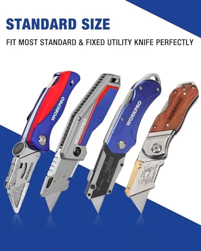 WORKPRO 50-Pack Utility Knife Blades with Dispenser — view 4