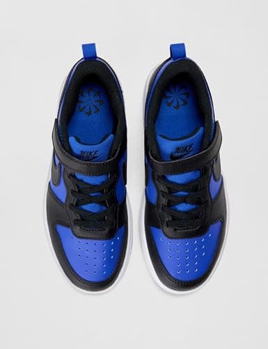 Nike Little Kid's Court Borough Low Recraft Lifestyle Shoes, Game Royal/Black-White, 1Y — view 3