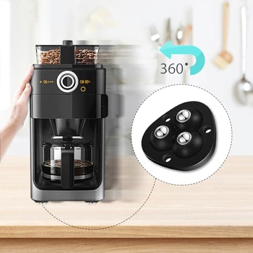 Self Adhesive Appliance Sliders 8 Pack Kitchen & Furniture Rollers