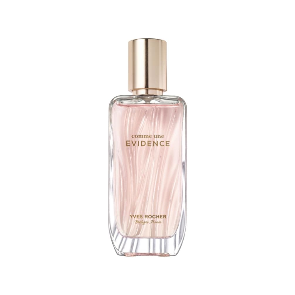 Yves Rocher Perfume COMME UNE EVIDENCE - Eau de Parfum para Mujeres - Rosa y Bergamota - Fragancia Floral Verde y Notas de Chipre - Regalos Elegantes para Mujer - 50ml - Idea de Regalo Día de la madre