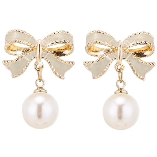 Deals Of'The Day Lightning'Deals My+Orders Valentines Day Gifts for Her 925 Sterling Silver Earrings for Women Amaon Haul Store Diamond/Bow Earrings Jewelry Birthday Wedding Christmas