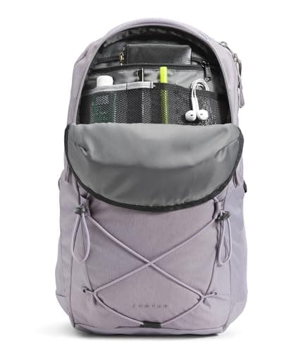 THE NORTH FACE Women's Jester Everyday Laptop Backpack | Commuter Travel Bag with Laptop Sleeve, Water Repellent Finish, Minimal Grey Dark Heather/Minimal Grey-NPF, One Size — view 5