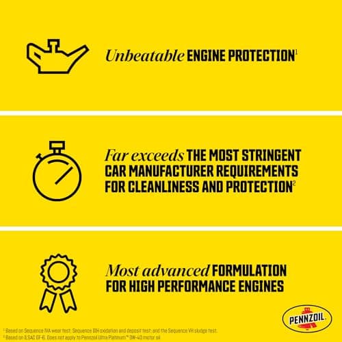 Pennzoil Ultra Platinum Full Synthetic 0W-20 Motor Oil, 5 Litre — view 3