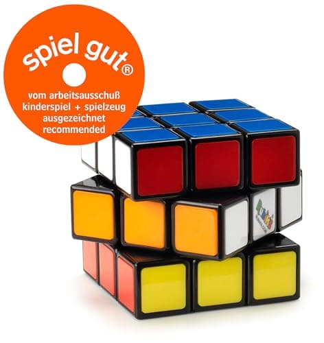 Rubik's Cube, The Original 3x3 Cube 3D Puzzle Fidget Cube Stress Relief Fidget Toy Brain Teasers Travel Games, for Adults and Kids Ages 8 and up, Packaging May Vary