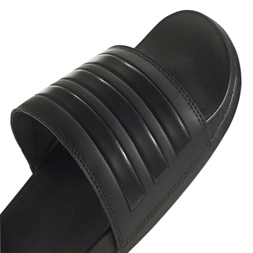 adidas Adult Adilette Comfort Slides Core Black/Core Black/Core Black 15 — view 4
