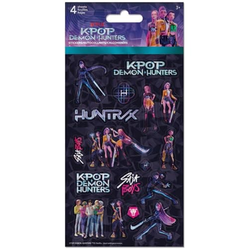 Netflix Kpop Demon Hunters Standard Stickers - 4 Sheet — view 3