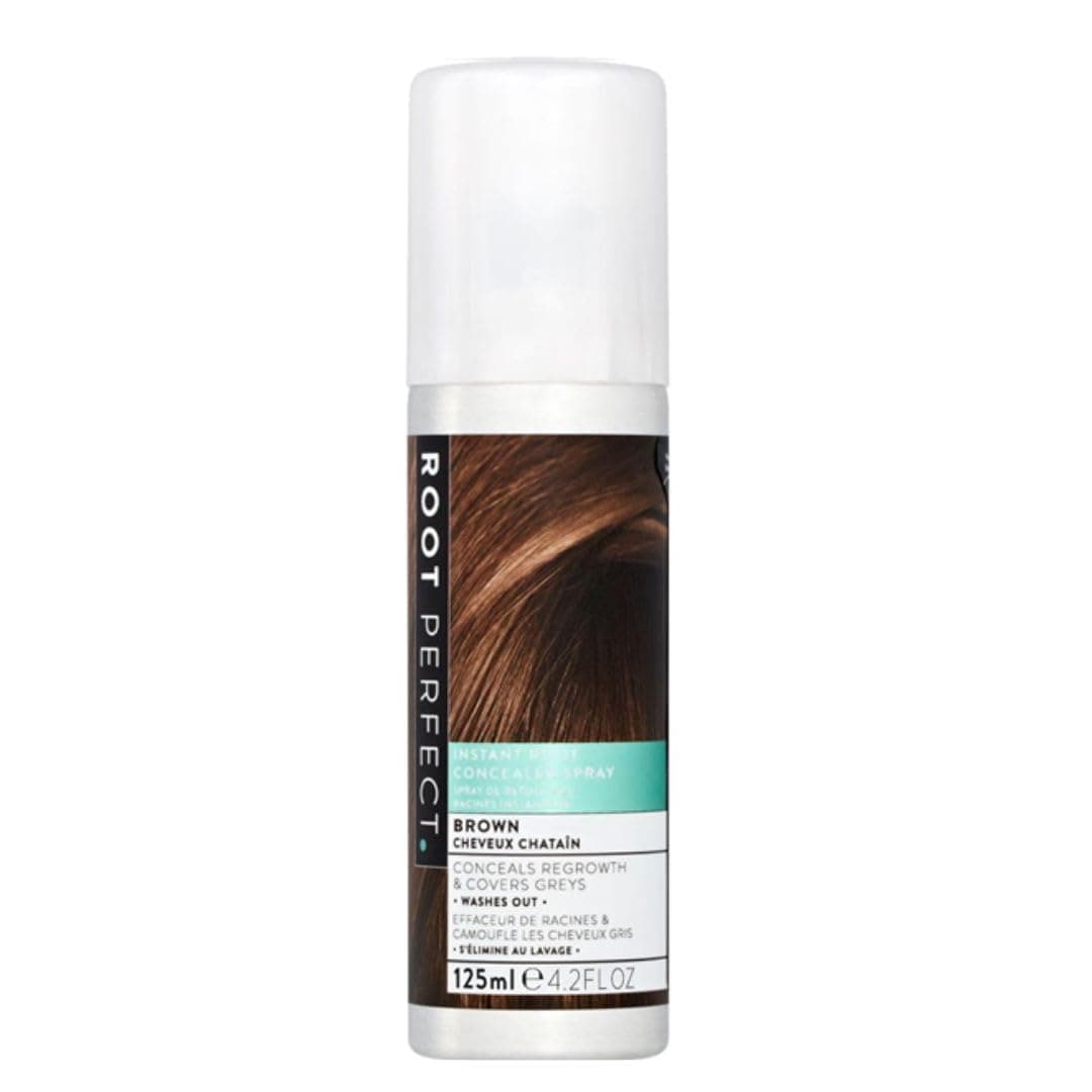 ROOT PERFECT Dark Brown Root Concealer Spray: Instant Gray Coverage, Temporary Hair Color Touch Up, Quick Salon Quality Dye for Women, 75ml — view 13