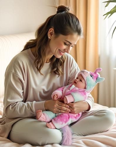 BABESIDE Baby Dolls, 17inch Large Realistic Cute Soft Body Baby Doll Real Life Baby Dolls with Accessories for 3+ Year Old Girls Gifts, Pretend Play, Collection — view 3