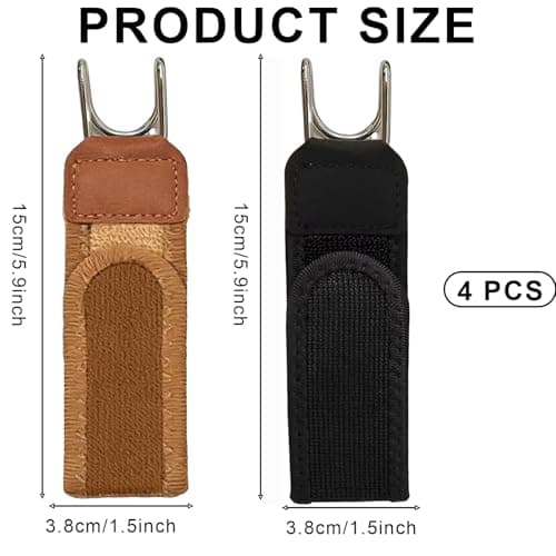 4PCS Buckleless Belt for Men,Tactical Metal Hook Elastic Belt,Invisible Adjustable Side Belt,Unisex Waist for Outdoor & Work Comfortable — view 3