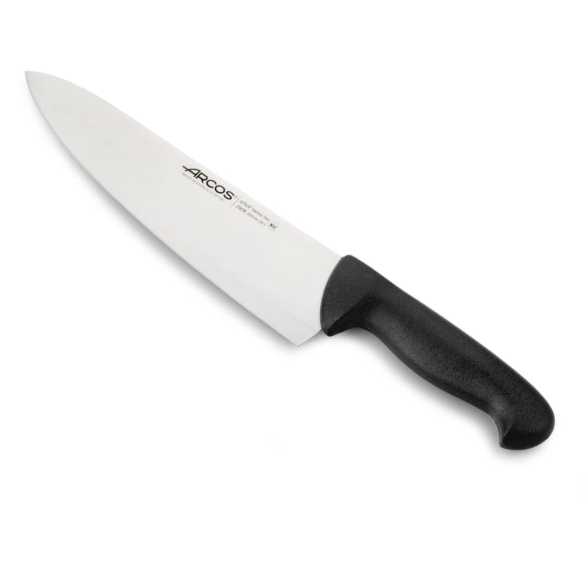 Arcos Serie 2900 - Cuchillo Santoku con Alveolos - Hoja de Acero Inoxidable Nitrum de 180 mm - Mango inyectado en Polipropileno Color Rojo — view 18
