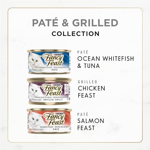 Fancy Feast Wet Cat Food, Collection Variety Pack 3 Flavours - 85 g Can (30 Pack) — view 6
