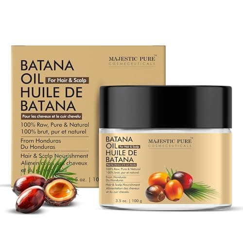 MAJESTIC PURE Batana Butter for Hair | Moisturizes Scalp & Hair | Nourishing & Volumizing | 100% Pure & Natural | PETA Certified | 103 ml