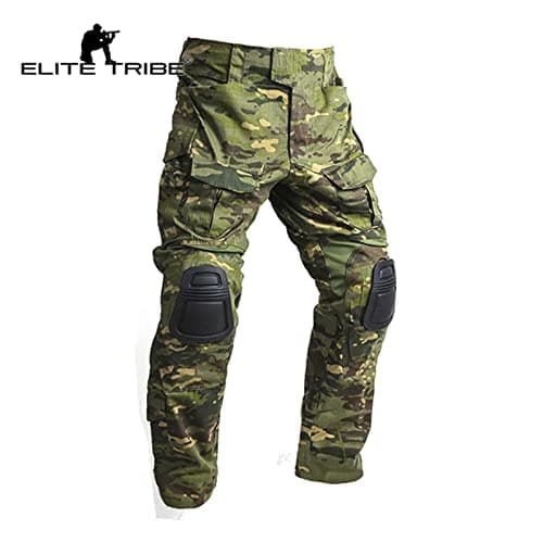 Elite Tribe Gen3 Combat Shirt Pants Suit Airsoft Military Tactical BDU Uniform (Multicam Tropic, Large) — view 5