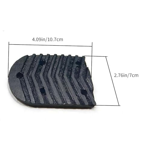 2PCS Heel Sole Replacement for Salomon Evolution Performa Ski Boots, 5 Hole Bottom Heel Plate, Durable Boot Sole Repair Part — view 3