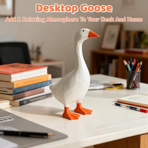 SJzdzsw 7 Inch Desk Goose - Mini Desk Goose for Office & Home, Desktop Goose Gift for Friends and Family — view 5