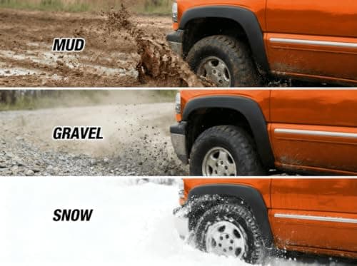 Orvak OE Fender Flares for 2007-2013 Chevy Silverado Short Bed 5.8FT — view 4