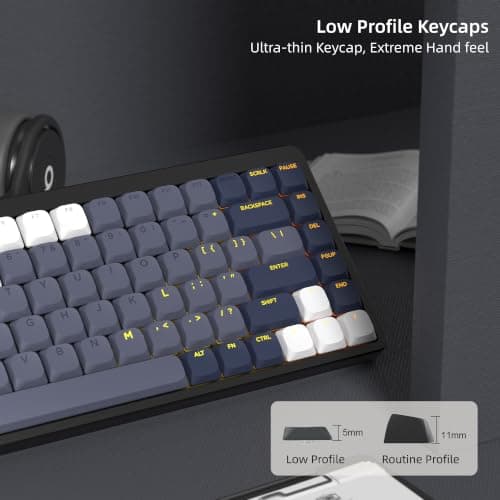 Womier Low Profile Keycaps - PBT Shine Through Keycaps — view 3