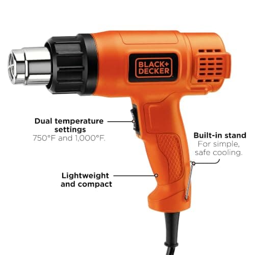 BLACK+DECKER Heat Gun, Dual Temperature (HG1300)