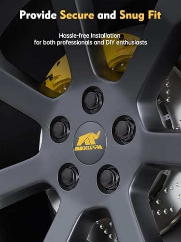 MIKKUPPA M12x1.5 Lug Nuts - Replacement for 2006-2020 Fusion, 2000-2023 Focus, 2001-2023 Escape Aftermarket Wheel - 20pcs Black Closed End Lug Nuts — view 6