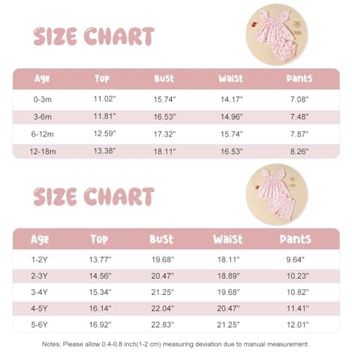 FAMIHAO Sister Matching Outfits Baby Girl Summer Clothes Cute Ruffle Tops Dress Shorts Set Infant Bloomers Princess Outfit,Cherry&Pink 6-12M — view 5
