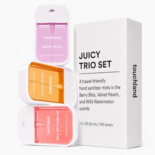 Touchland Hand Sanitizer Spray, Juicy Trio - 3 x 1 FL OZ — view 2