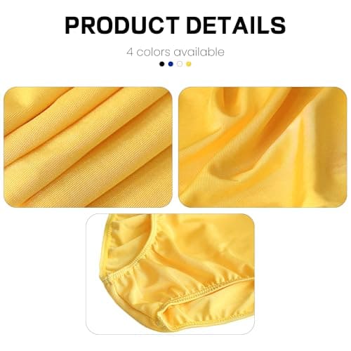 Wildarms Girls Sleeveless Dance Leotard, Classic Ballet Bodysuit for Dance, Gymnastics and Performance, Yellow, 4-6 Years — view 3