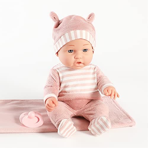 Enjoyin 12'' Baby Doll Toy Set with Accessories Includes Carrier Bassinet Bed, Pacifier, Blanket, and Pillow, Baby Doll Toy for Toddlers 36 Months and Up — view 5