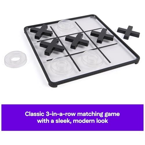 Spin Master Games, Cardinal Classics Tic Tac Toe, Classic Board Game, Modern Coffee Table Décor, 2 Players, for Ages 5 & Up — view 2