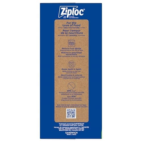 Ziploc Sandwich Bags for On-the-Go Freshness, Grip 'n Seal Technology for Easier Grip, Open and Close, 180 Count — view 10
