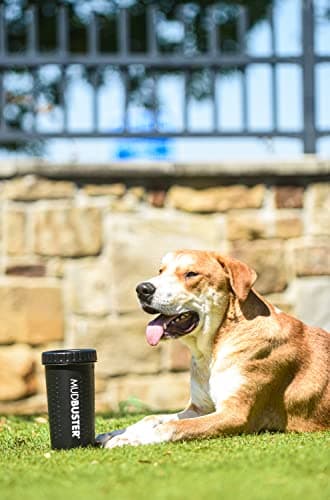 Dexas MudBuster Portable Dog Paw Washer/Paw Cleaner, Large, Matte Black- Special Edition (PW72025-22WP) — view 5