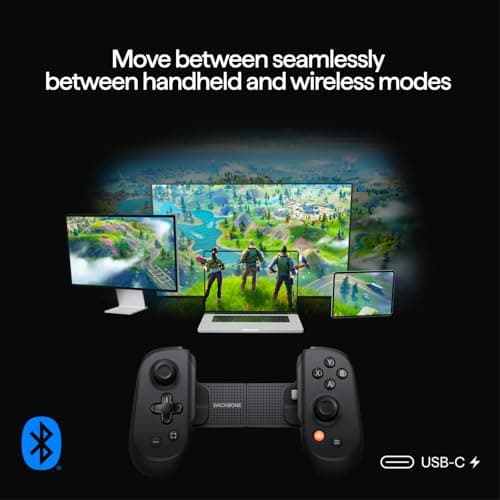 BACKBONE Pro Gaming Controller for iPhone 15/16/17 & Android, USB-C/Bluetooth Controller, Stream Xbox, Play Call of Duty, PlayStation via iOS Remote Play — view 3