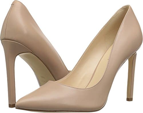 Nine West Women's Tatiana Pump, Natural Leather, 8.5