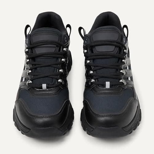 Amazon Essentials Men's Waterproof Hiking Shoes with Memory Foam Insole, Black, 11.5 — view 4