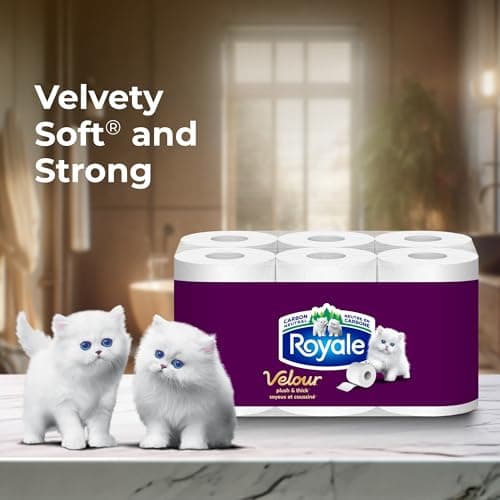 Royale Velour Toilet Paper, 12 Equal 24 Rolls, 142 Bathroom Tissues per roll — view 4