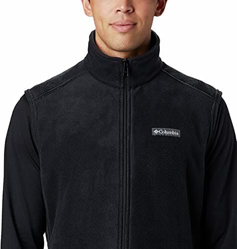 Columbia Mens Steens Mountain Vest, Black, Small — view 5