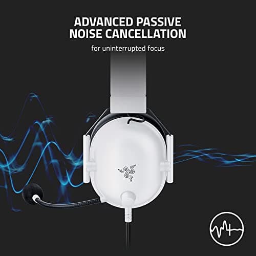 Razer Blackshark V2 X Headset Wired Head-Band Gaming White, W128271966 (Head-Band Gaming White) — view 3