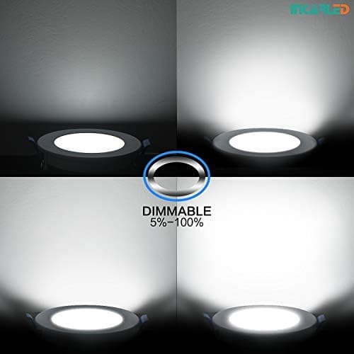 INCARLED 4inch 5CCT LED Recessed Slim Pot Lights with Junction Box, 2700K-5000K Color Changeable, 16Pack IC Rated Recessed Lighting (16Pack, 5000K/4000K/3500K/3000K/2700K-5CCT) — view 3