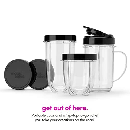 Magic Bullet Blender, Small, Silver, 11 Piece Set — view 3