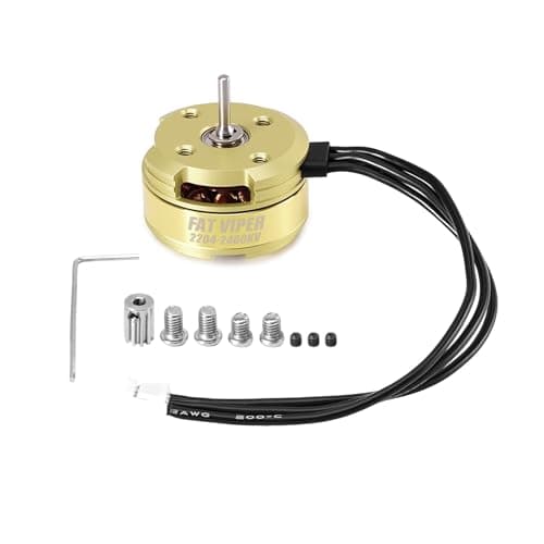INJORA Fat Viper 2204 Brushless Outrunner Motor Gold Edition for 1/18 TRX4M Upgrade — view 2