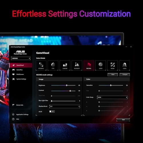 ASUS ROG Strix 27” 4K HDR USB-C Gaming Monitor (XG27UCG) – UHD (3840x2160) Dual Mode (4K 160Hz or FHD 320Hz), 1ms, Fast IPS, Extreme Low Motion Blur Sync, G-SYNC Compatible, AI Gaming, 3yr Warranty — view 4