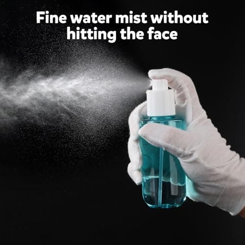Bynccea Small Spray Bottle Travel Size 3.4oz/100ml Plastic Mini Bottle Set - Fine Mist Mini Empty Spray Bottles - Refillable Spray Bottles for Cleaning Solutions, Perfume, Liquid Cosmetics — view 3
