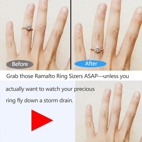 Ramalto Ring Sizers for Loose Rings – 16 Pack Invisible Ring Size Adjusters with Insert & Spiral Guards, Reduce Size by 0.5–1 & Stop Spinning, Fits Bands 1-8mm, Unisex Tighteners No Resizing Needed — view 7