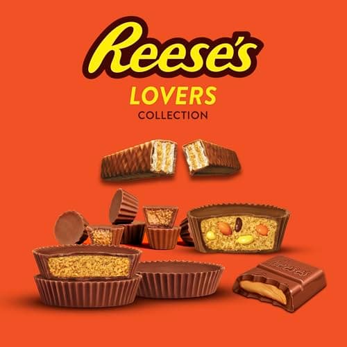 Reese's Lovers Gift Box, Assorted Chocolate Peanut Butter Bars, 535g (8 Assorted Bars) for Chocolate Lovers — view 5