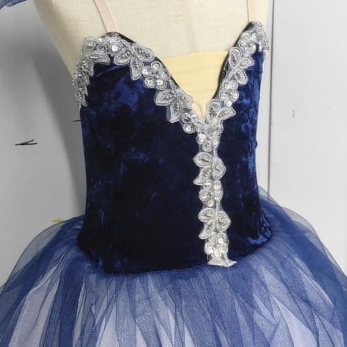 Costume Adult Dance Leotard Ballet Dress Camisole Bodysuit Maxi Tulle Dance Costume Adult Dancewear — view 4