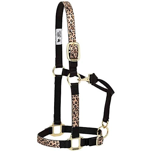 Weaver Leather Nylon Patterned Adjustable Horse Halter Leopard Average