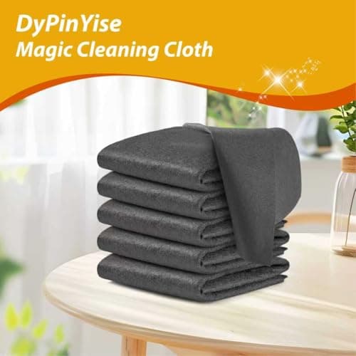 DyPinYise Thickened Magic Cleaning Cloth, 6Pcs Microfiber Cloth Reusable,Lint Free Cloth for Glass,Window, Mirror, Cars — view 6